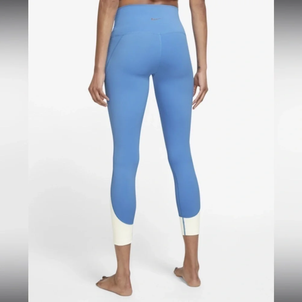 XL Nike yoga‎ tights leggings Baby Blue